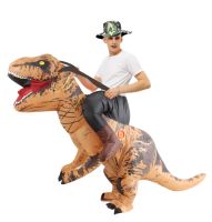 Anime Fancy Mascot Dinosaur Inflatable Costume Christmas Halloween Cosplay Costumes Dress T-Rex Suit For Adult Man Woman