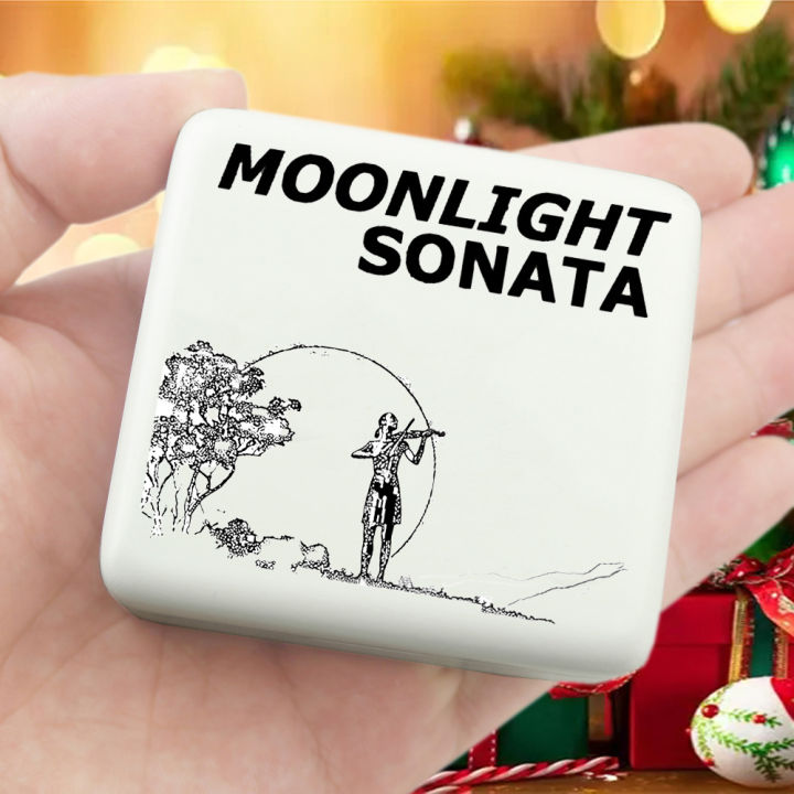 rosiking-กล่องดนตรีไม้สีขาว-moonlight-sonata-สำหรับเด็กแฟนคริสต์มาสวาเลนไทน์ของขวัญวันเกิด