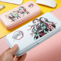 DYRUIDOJ Cartoon Pencilcase Kimetsu No Yaiba Pencil-box Demon Slayer Kamado Tanjirou Anime Nezuko Organizer Stationery Pencil CaseMulticolor