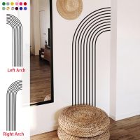 Half Arch Wall Decal - Abstract Wall Decor  Boho Interior Wall Art  Modern Farmhouse Decor  Removable Wall Stickers Wall Stickers Decals