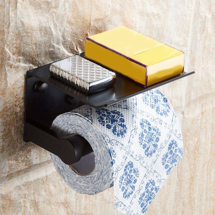 toilet-paper-holder-with-shelf-wall-mounted-mobile-phone-paper-towel-holder-decorative-bathroom-roll-paper-holder