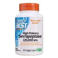 ลายแพทย์ที่ดีที่สุด,ความสามารถสูง Serrapeptase, 120,000 SPU, 90จานใส่ผัก/หมวกผัก270