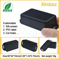☇♘ (XD0104086 10pcs/Lot)60x34x19mm Plastic enclosure wall mounting plastic boxes Black color