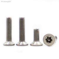 M2.5 M3 M4 M5 M6 M8 A2 304 Stainless Steel Six Lobe Torx Flat Countersunk Head With Pin Tamper Proof Security Bolt Screws