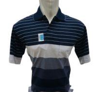 Kaus Polo Garis ผู้ชาย/เสื้อเชิ้ตผู้ชาย/Kaus Polo Garis/ผู้ชายเสื้อเชิ้ตคอลายทาง/เสื้อผู้ชาย/เสื้อยืดผู้ชาย/เสื้อยืดผู้ชาย/เสื้อผ้าผู้ชาย/แฟชั่นของผู้ชาย /Calcio แบรนด์ขนาด M L ขนาดใหญ่พิเศษยืดหยุ่นเรียบหนา