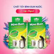 Bột Tẩy Cặn Ấm Đun Nước Mao Bao 25g x 2 gói - Combo 2 hộp