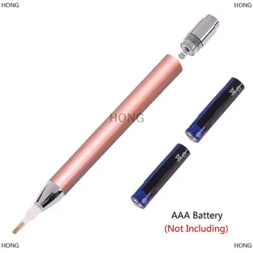 Diamond Painting Tools Point Drill Pen DIY Lighting Diamond Pens 5D Painting  Cross Stitch Luminous Pen Lighting Fast Point Drill Pen with Diamonds  Accessories(Not Include Battery)