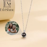 ❍๑  Customized Photo Projection Pendant Necklace Custom Woemn Personalized Jewelry Mothers Day