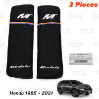 นวมหุ้มเบลท์ ของแท้ 2 ชิ้น สีดำด้าน สำหรับ Honda Civic,City,Accord,Jazz,CR-V,HR-V,Brio ปี 1985-2021