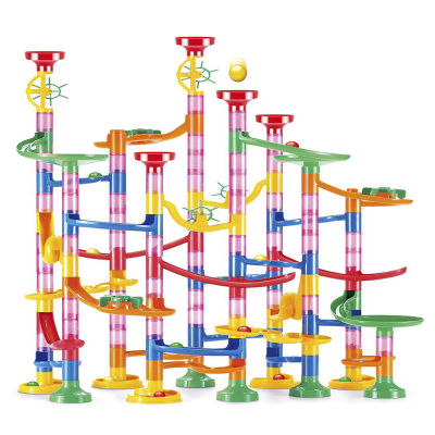 DIY Marble Run Track Building Blocks Beads Race Slide For Children Labyrint Rolling Ball Toy Educational Toys Marble Runs Blocks