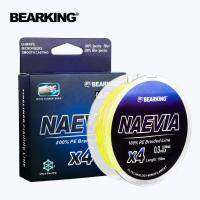 แบรนด์ BEARKING 4เส้น150เมตรเอ็นตกปลา PE ถัก10-93ปอนด์สายตกปากหลายเส้นเอ็นตกปลาเรียบสำหรับตกปลาคาร์พ DYX3824สายเอ็นตกปลา