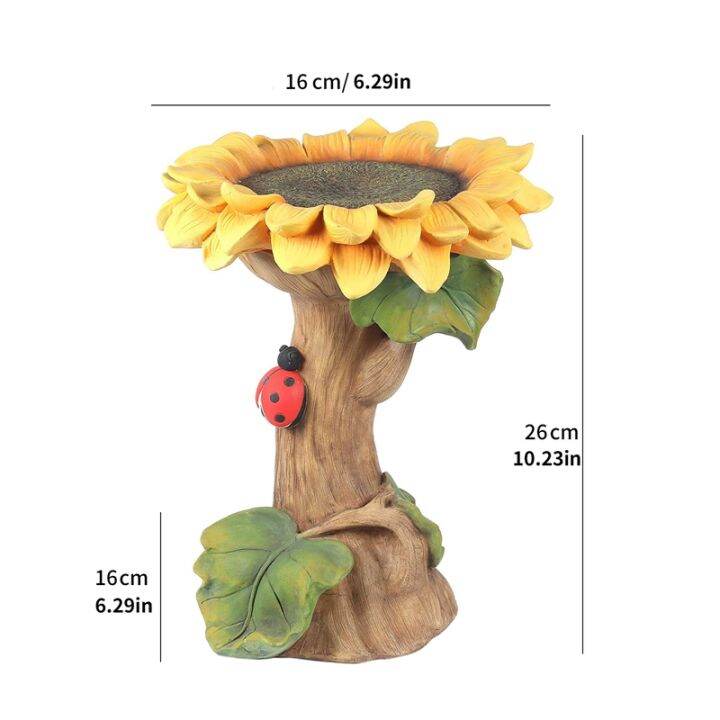 sunflower-bird-bath-garden-decoration-outdoor-yard-lawn-decor-art-ornaments