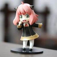 ส่งเร็ว13ซม.SpyxFamily Anya Forger รูป Kawaii Anime Figurine รูปปั้นสะสมตุ๊กตาน่ารักของประดับตกแต่งของเล่นของขวัญ