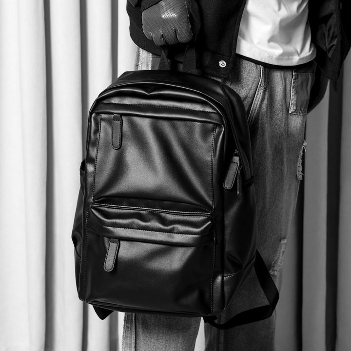 laptop-backpack-backpack-school-bag-mens-travel-bags-pu-backpack-vintage-backpack-black-backpack-mens-backpack