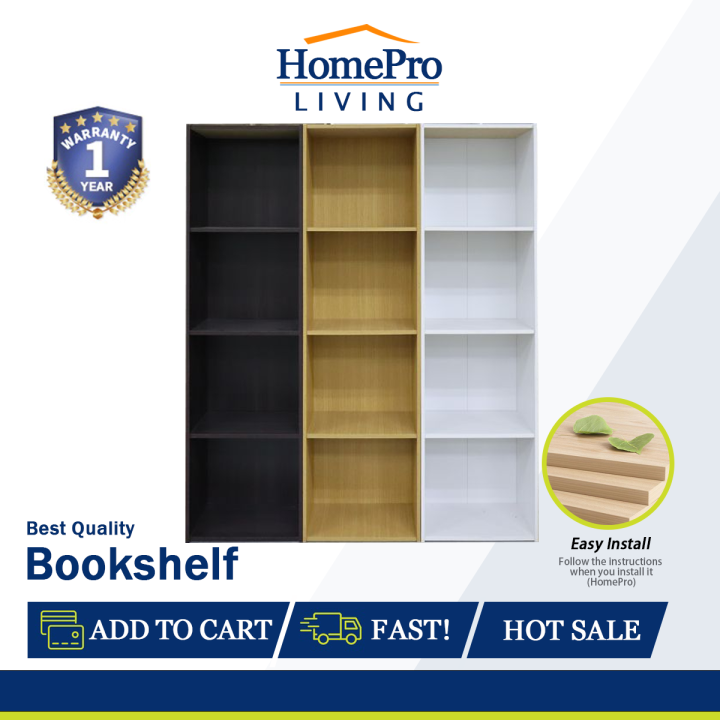 HomePro Storage Cabinet Bookcase Bookshelf Space Saver Multi Function ...