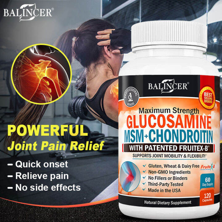 Glucosamine Chondroitin MSM Triple Joint Supplement with Collagen