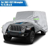 【Quick Delivery99】 รถสำหรับ Jeep Wrangler 2ประตู4ประตู Windproof กันฝุ่น UV ป้องกันอัตโนมัติสำหรับ Jeep Wrangler JK JLYJ 1987-2022