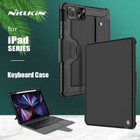 【DT】 hot  Nillkin Armor Bumper for iPad 10.2 2019 Air 4 5 10.9 Pro 11 12.9 2020 2021 Slide Camera Cover Magnet Keyboard Flip Leather Case