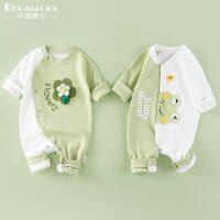 【Ready】? 2 pieces of baby sprg and autumn clot baby jumpsuit long-sed romper new jamas and rompers for gng out