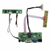 Kit For 23.6" HM236WU1 M236HGE-L20 M236HJJ-L31 1920x1080 LCD HDMI-Compatible VGA DVI LCD Controller Board 30Pins LVDS Cables