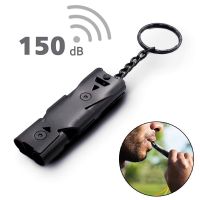 Outdoors Survival Whistle High Decibel Portable Keychain  Whistle Stainless Steel Double Pipe Emergency Multifunction Tools Survival kits