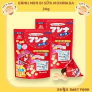 Date T2.2024 Bánh Men Bi Sữa Túi Calket Boro Morinaga Ăn Dặm Nhật Bản Cho