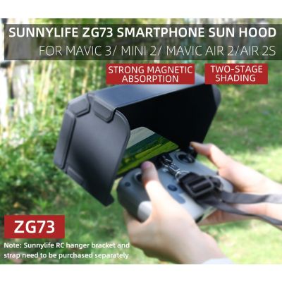 Sun Shade For DJI Mavic 3/Air 2S/Mavic Air 2/Mini 2 Remote Control Mobile Phone Sun Hood Monitor Cover Drone Accessories