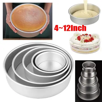 Tall Cake Tin - Buy Round Aluminium Mould Tall 4 Inches | All About Baking