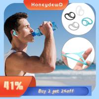 HONEYDEWD 1 Pair หูฟังบลูทูธ แบบพกพา กีฬา สายรัดป้องกันการสูญหาย ที่วางหูฟัง ตะขอเกี่ยวที่ปลอดภัย ที่เกี่ยวหูซิลิโคนป้องกันการสูญหาย ที่เกี่ยวหู