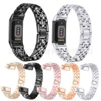 [COD] Suitable for charge 5 strap five-bead five-row diamond-encrusted smart watch with