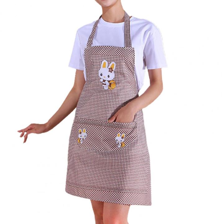 women-apron-practical-one-size-kitchen-apron-cartoon-rabbit-women-apron-kitchen-accessories-household-supplies-aprons