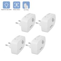 ⊙✔ LED Night Light Motion Sensor Lamp Wireless Night Lamp Bedroom Bedside Lights Plug in/AAA Batteries Powered For Closet