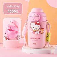 ชีฟอง【✅ชุด Sanrio 450มล. ถ้วยน้ำร้อนน่ารัก Kuromi Cinnamoroll KT Botol Minuman คู่316ฉนวนถ้วยน้ำมูลค่า12-24ชั่วโมง