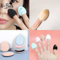 We Flower Mini Size Makeup Sponge Concealer Foundation Puff Air Cosmetic Cushion Sponge Finger Makeup Dry Wet BB Cream Applicator Makeup Puff Tools