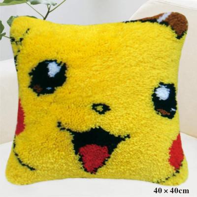 2021DIY Latch Hook Kits Rug Pillowcase Crocheting Cushion Carpet Unfinished Canvas Rugs Mat Cartoon Adults Kids Baby Gift Japanese