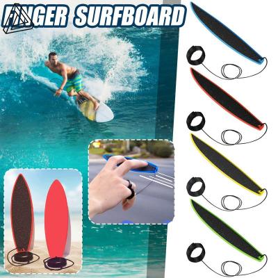 Finger Surfboard Rad Fingerboard ของเล่น Surf The Wind พลาสติก Mini Board แบบพกพาน้ำหนักเบาสำหรับเด็ก Rad Fingerboard ของเล่นแบบพกพา Rad Fingerboard ของเล่นสำหรับผู้ใหญ่ Surfers TECH