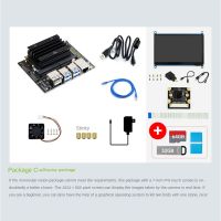 For Jetson Nano 4G Development Kit Black AI Development Board with 800W Camera+Network Cable+32G USB Drive+64G SD Card+Reader+Power Cable ()