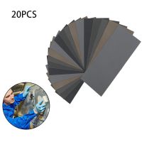 ✙ 20pc Sandpaper Set 1000/2000/3000/5000/7000 Grit Sanding Paper Water/Dry Abrasive SandPapers For Wood Metal Polishing Automotive