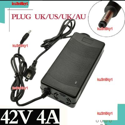 ku3n8ky1 2023 High Quality 42V 4A Smart Battery Charger for 10Series 36V 37V Li-ion e-bike Electric Bicycle DC 5.5mmx2.1mm fast charging