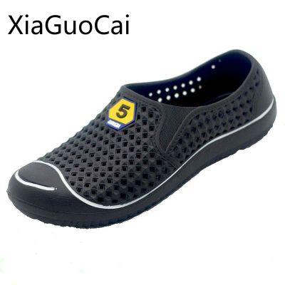 ขายดีที่สุด ioztt2023 - /✸۩☂ New Plastic Mens Beach Shoes Non-slip Breathable Men 39;s Sandals Baotou Hollow Male