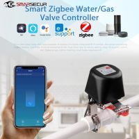 Ewelink Zigbee Smart Wireless Control Gas Water Valve Smart Life Zigbee Shut OFF Controller work with Ewelink Hub