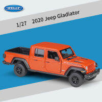 WELLY 1:24รถจี๊ป G Ladiator 2020 Picku ล้อแม็กรถยนต์รุ่น D Iecasts และของเล่นยานพาหนะคอลเลกชันรถของเล่นเด็กของขวัญวันเกิด