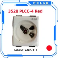 {:“=-】 LSE6SF 100ชิ้น LS E6SF 3528 LED แบบ SMD สีแดงซุปเปอร์633Nm PLCC-4 2.15V 50Ma PLR 1570Mcd โคมไฟอุปกรณ์โคมไฟทำเล็บ LS E6SF-V2BA-1แคโทดทั่วไป