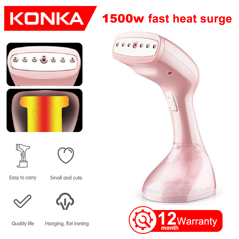 KONKA Handheld Steamer 1500W Powerful Garment Portable Fast Heat Iron Machine 