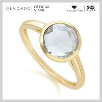 Gemondo  แหวนเงินแท้ 925 Sterling Silver ประดับกรีนมินท์ควอตซ์ (Qreen Mint Quartz) : แหวนพลอย แหวนอัญมณีแท้