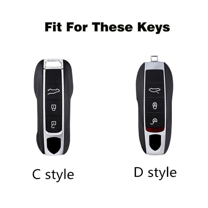 เคสกุญแจรถยนต์ฝาครอบ-alcantara-สำหรับพอร์ช-panamera-spyder-carrera-macan-cayman-911-970-981อุปกรณ์พวงกุญแจ991