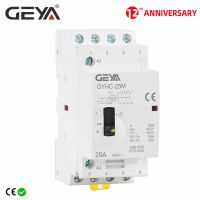 Gratis Ongkir Geya Gyhc 4P 4no 20a 16a 25a หรือ2no2nc 220V/230V 50/60Hz ราง Din บ้าน Ac คอนแทค