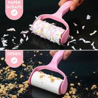 Roller Hair Adhesive Sticky Paper Roll Drum Type Sticky Cleaning Home For Pet Tool Device Hair B1L1