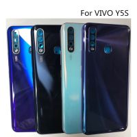 สำหรับ Vivo Y19 2019 /Vivo Y5s 2019 /Vivo U3 / Vivo Z5i ฝาหลังกระจกปลอกหุ้มช่องหลังแผงเคสพร้อมเลนส์กล้องถ่ายรูป