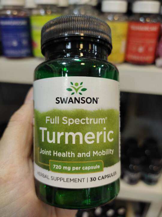 Swanson Full Spectrum Turmeric Joint Health and Mobility 720 mg 30 Caps Best by 03/2026 Lazada PH